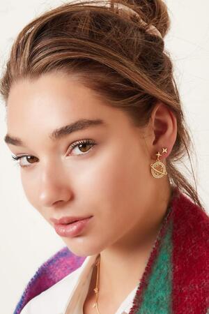 Ear Studs Star - Sparkle Collection Gold Copper h5 Picture2